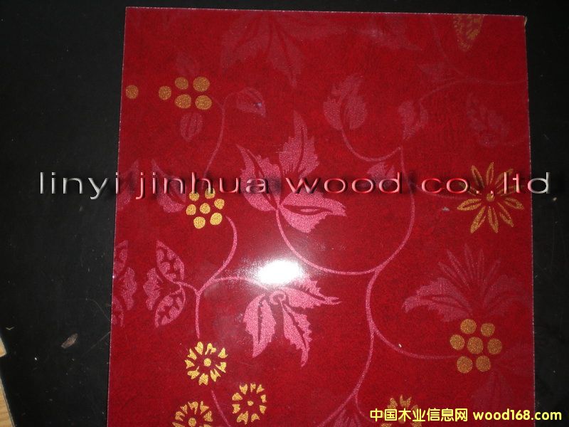 Flower polyester plywood