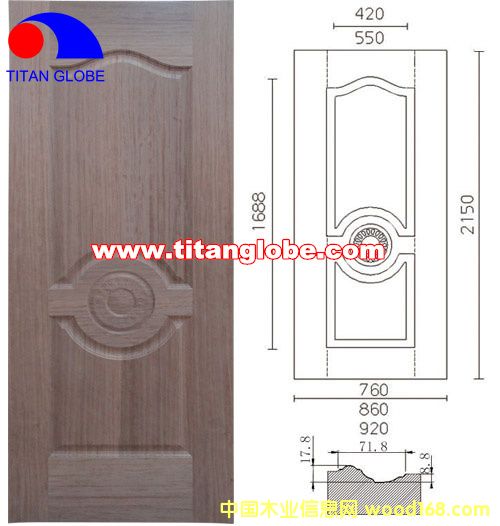 Veneer Door Skin-Titan Glob